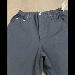 NWT Wmns Classic Elements 5 Pkt Black Jeans Sz 8